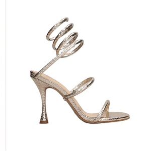 Lola Cruz New Elegant Spiral Strap Heels